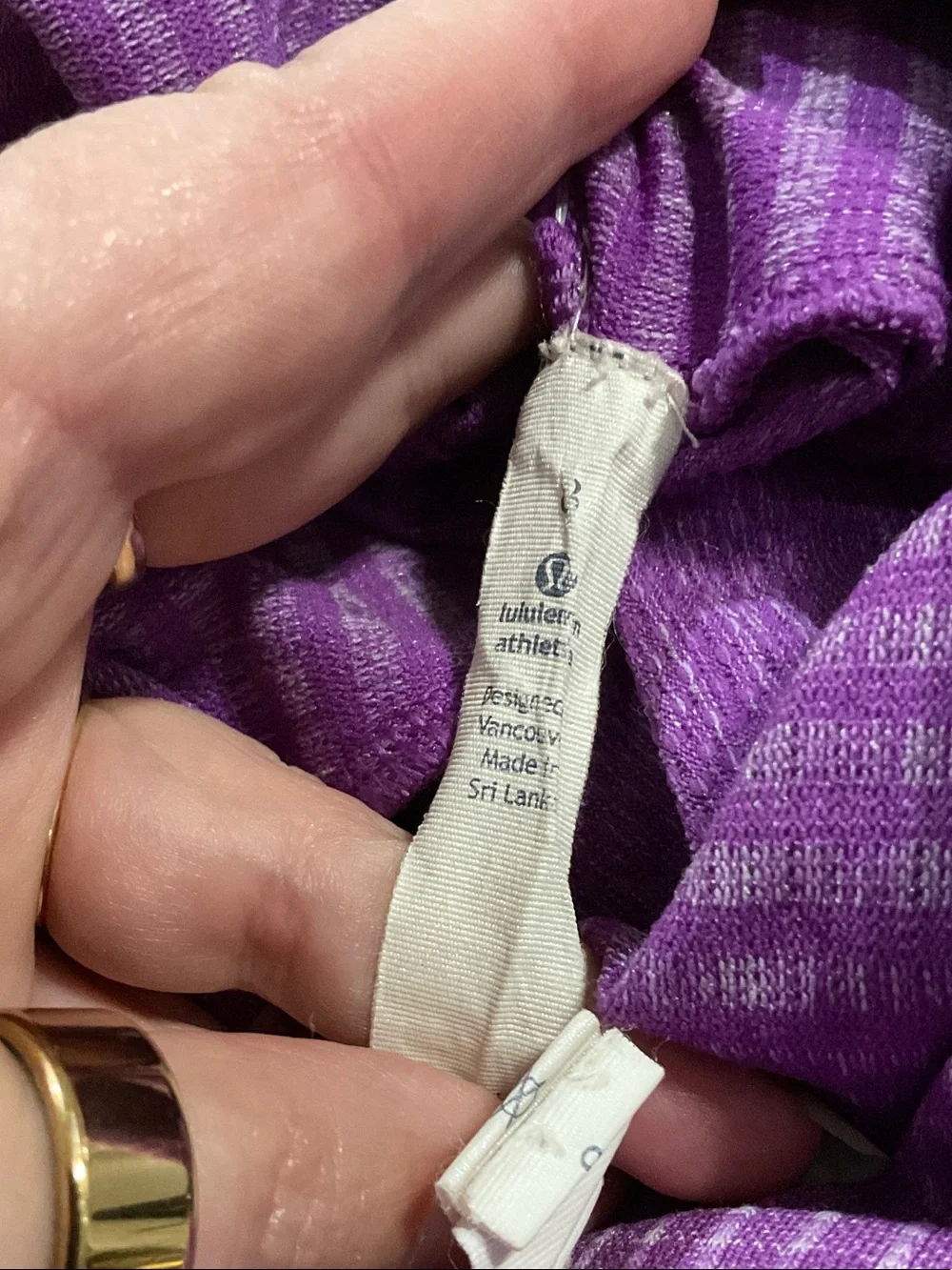 lululemon athletica Rest Less Sweat Wicking Heathered Tender Violet Long-Sleeve